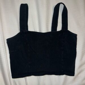 Express Black Women's Crop Top